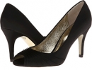 Black Classic Satin Adrianna Papell Farrel for Women (Size 7)