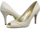 Ivory Classic Satin Adrianna Papell Farrel for Women (Size 8.5)