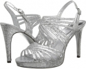 Silver Foil Sleek Adrianna Papell Aiden for Women (Size 9.5)