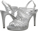 Silver Foil Sleek Adrianna Papell Aiden for Women (Size 7)