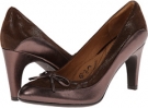 Copper/Havana Brown Foil Goat/Santos Suede Sofft Pacolet for Women (Size 9.5)