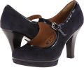 Navy King Suede/Patent Sofft Madelia for Women (Size 9.5)