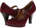 Bordo Red King Suede/Patent Sofft Madelia for Women (Size 6)