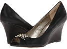 Black Leather Anne Klein Jacynth for Women (Size 6.5)