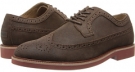 Brown Oiled Suede Polo Ralph Lauren Torrington Wingtip NT for Men (Size 8)