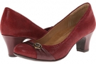 Claret Red/Jewel Red Santos Suede/Velvet Sheep Nappa Softspots Tabia for Women (Size 6)