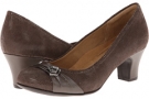 Ash Grey/Taupe Grey Santos Suede/Velvet Sheep Nappa Softspots Tabia for Women (Size 10)