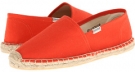 Dali Tangerine Red Soludos Original Canvas Dali for Women (Size 7)