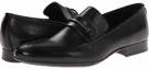 Black Leather Calvin Klein Garone for Men (Size 12)