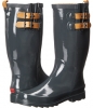 Charcoal Chooka Top Solid Rain Boot for Women (Size 8)