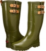 Olive Drab Chooka Top Solid Rain Boot for Women (Size 7)