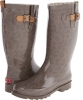 Taupe Chooka Top Solid Leopard Rain Boot for Women (Size 6)