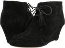 Black Waxy Suede Rebecca Minkoff Mia for Women (Size 7.5)