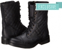 Black Leather Steve Madden Exclusive - Saffrin for Women (Size 9.5)