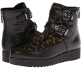 Black Calf w/ Leopard Pony Aquatalia Agatha for Women (Size 7)