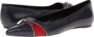 Navy/Red Multi Leather Nine West Amoure for Women (Size 10.5)