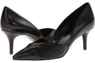 Black Leather Nine West Memorial for Women (Size 11)