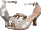 Silver Shimmer Satin Amiana 15-A5302 for Kids (Size 4)