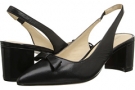 Black Leather Nine West Ida for Women (Size 6.5)