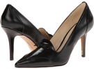 Black Leather Nine West Jealouseye for Women (Size 8)