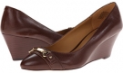 Brown Leather Nine West Teague for Women (Size 5.5)