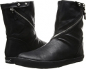 Black Distressed PU Amiana 15-5294 for Kids (Size 13)