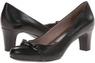 Black/Black Leather Easy Spirit Rickeeta for Women (Size 7.5)