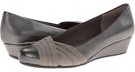 Pewter/Pewter Leather Easy Spirit Dayna for Women (Size 8.5)
