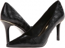 Black Embossed Croc LAUREN by Ralph Lauren Sarina for Women (Size 5.5)