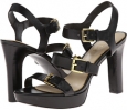 Black Milled Vachetta LAUREN by Ralph Lauren Sadie for Women (Size 7)