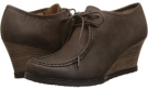 Dark Brown Waxy Pull Up LAUREN by Ralph Lauren Denver for Women (Size 5.5)