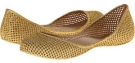 Gold Glitter Mel by Melissa Mel Amora for Women (Size 6)