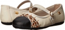 Cream Leopard Pampili Ceci 277047 for Kids (Size 10)