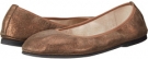 Bronze Metallic Suede French Sole Manic for Women (Size 9.5)