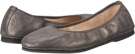 Pewter Metallic Suede French Sole Manic for Women (Size 6.5)