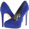 Blue Fabric Madden Girl Heattt for Women (Size 7.5)