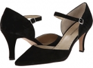 Black Kidsuede Adrienne Vittadini Jon for Women (Size 9)