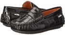 Black Large Cell Leather/Black Oil Leather Venettini Kids 55-Savor for Kids (Size 11)