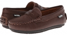 Dark Brown Leather/Brown Corduroy Leather Venettini Kids 55-Savor for Kids (Size 10.5)