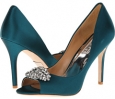 Teal Satin Badgley Mischka Lavender II for Women (Size 5.5)