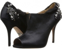 Black Satin/Silk Badgley Mischka Leigha for Women (Size 9.5)