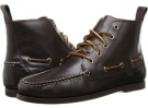 Dark Brown Smooth Pull Up Polo Ralph Lauren Barrott for Men (Size 11)