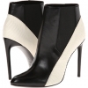 Black/White Real Snake/Baby Calf Rachel Zoe Gael for Women (Size 7)