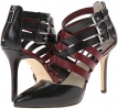 Black Smooth Calf/Claret Smooth Calf MICHAEL Michael Kors Cammie Back Zip for Women (Size 9.5)