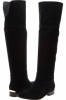 Black Sport Suede MICHAEL Michael Kors Regina Flat Boot for Women (Size 9)