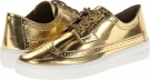 Gold Mirror Metallic MICHAEL Michael Kors Piers Lace Up for Women (Size 6.5)