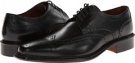 Black Massimo Matteo 4-Eye Wing Tip for Men (Size 13)