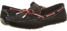 Black Suede/Red Lace Massimo Matteo Driver with Tie for Women (Size 9.5)