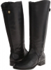 Black Leather Steven Sady Wide Calf for Women (Size 9)