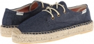 Dark Blue Denim Soludos Platform Derby Lace Up for Women (Size 7)